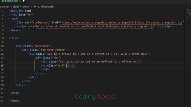 How to Create Custom Error Page in Laravel 8 | Laravel Tutorial | Coding Xpress смотреть онлайн