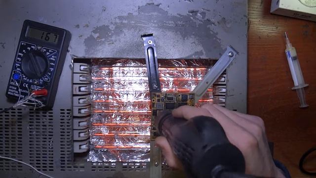 Ремонт видеокарты ноутбука Lenovo Y510. Замена видеочипа смотреть онлайн