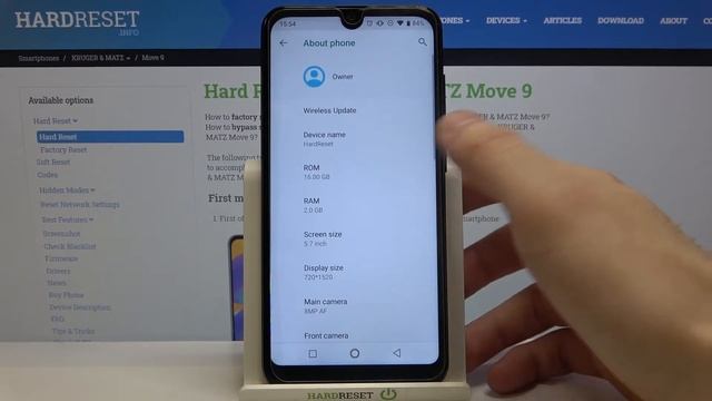How to Check IMEI Number in KRUGER & MATZ Move 9 – Locate IMEI & SN смотреть онлайн