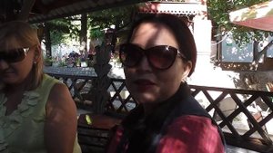 Интервью в Крыму в парке Лукоморье.2016 г. (г.Севастополь)