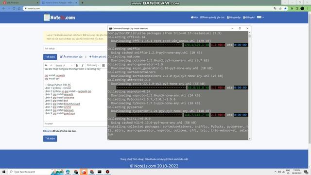 setup python