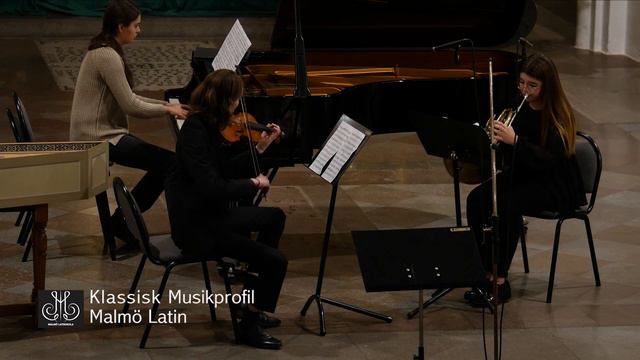 Wolfgang Amadeus Mozart: Andante ur trio for Violin Horn and Piano K 407