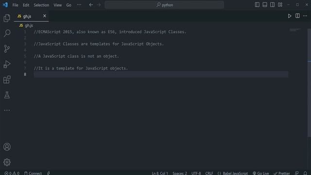 class in javascript | javascript classes