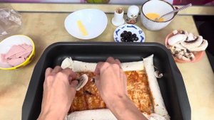 Пицца на скорую руку из лаваша с сырными бортиками