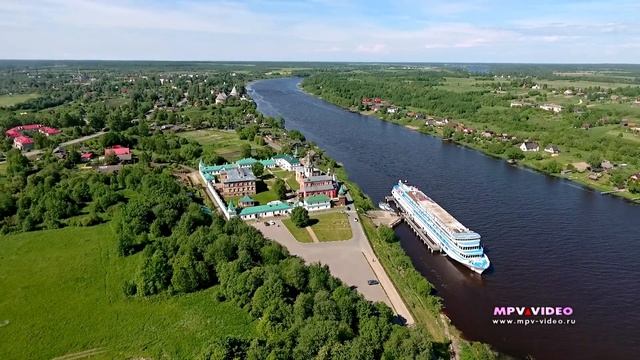 Село Старая Ладога Ленинградская область обзор сверху