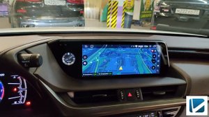 Замена штатного экрана на мультимедиа монитор 12.3, видеорегистратор в LEXUS ES 2018+