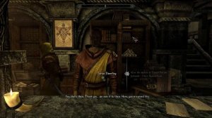 Taking a test to join the order - Enderal