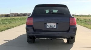 955 Porsche Cayenne Turbo Exhaust (custom x pipe)