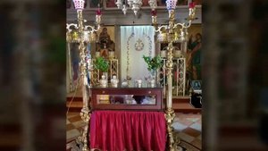 В монастыре иконы Пресвятой Богородицы Кассопитра на Корфу.