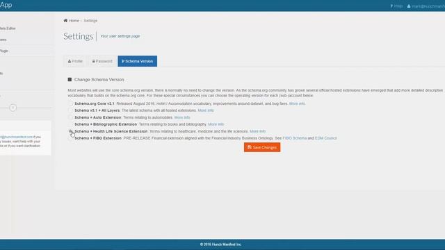 Schema App Tutorial: How to Select the schema.org Extensions for the Editor смотреть онлайн