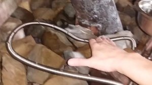 Перекладка камней на банной печи и установка парогенератора в каменку