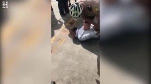 Полиция США в деле. В Майами жетско скрутили злоумышленника 