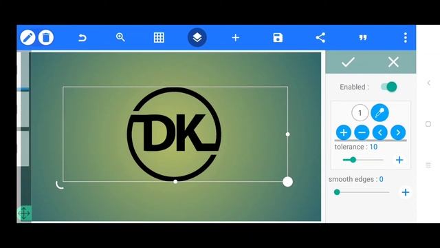 How To Make DK Professional Logo| In Pixel Lab And Tutorial Dk Design Kaise karein Mobile Me YT Tip