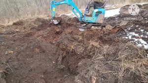 Коп металла экскаватором. Много меди.