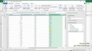 EXCEL 2016 | TABELA DINÂMICA - dados externos de arquivo XML, transformando os dados com o PQ.