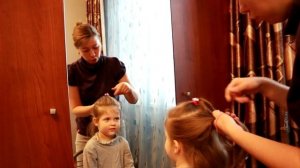 Прическа девочке за 2 минуты