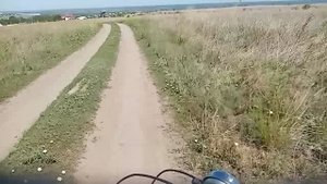 Барнаул Казенная Заимка улица Холмистая Даунхилл на велосипеде