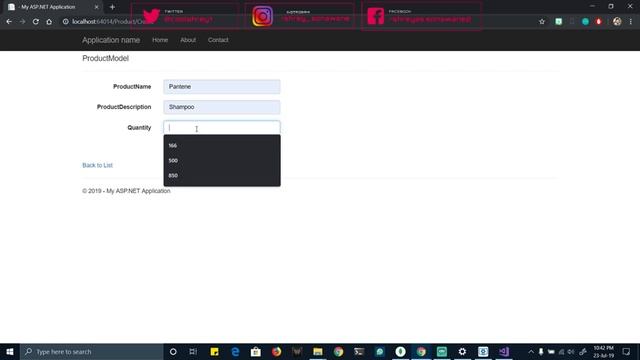 Creating WebApplication to interact with Multiple databases