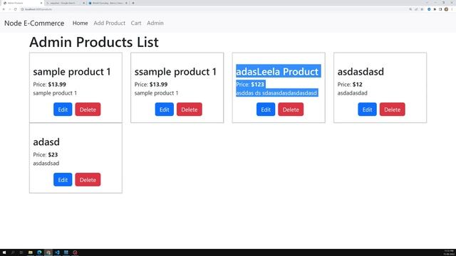 45. Update Product Details using Update and Save method in Sequelize with Express Node App - NodeJS