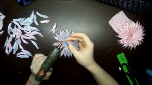 Астра канзаши /канзаши для новичков