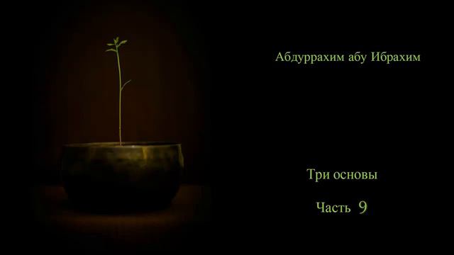 Абдуррахим Абу Ибрахим   Три основы часть 9