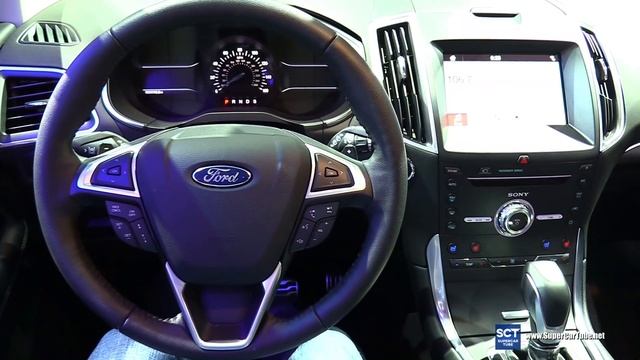 2017 Ford Edge Sport AWD - Exterior and Interior Walkaround - 2017 Detroit Auto Show