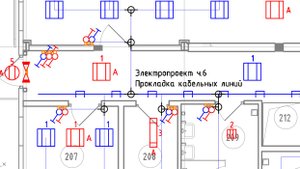 Проект электрики (ЭОМ) в AutoCAD ч.6 Прокладка кабельных линий