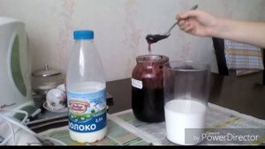 Молочный коктейль с вареньем! - Ну очень вкусно!
