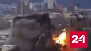Мощный взрыв на шоколадной фабрике в США попал на камеру - Россия 24 