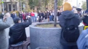 Жека Петровский. Москва, метро Новокузнецкая, 17 октября 2019 года.