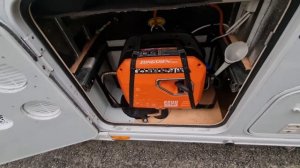 Бензиновый генератор  Zongshen BQH 2200E с электростартером в автодом