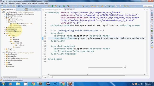 Part 02 - 02 - Adding Spring Dependency Configuring FrontController смотреть онлайн