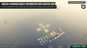 LEGO Bricktales - Build a marvelously decorated big Easter Egg - Easter World Puzzle #3 Solution