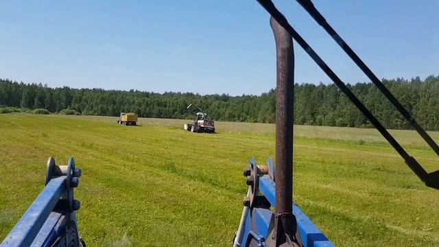 Валкование сена на Т-25 & грабли SITREX. Забуксовал комбайн в такую жару. Кормозаготовка 2021