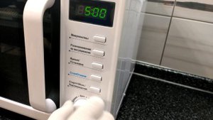 Микроволновая печь Midea AM820CUK-W - режим размораживания по времени