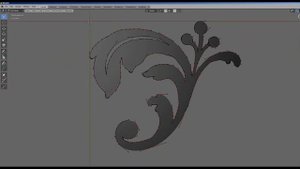 Векторный орнамент в 3D sketchUp