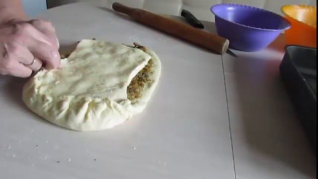 Пирог с капустой и грибами . смотреть онлайн