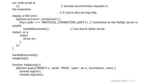 MySQL : Node JS Mysql PROTOCOL ENQUEUE AFTER FATAL ERROR