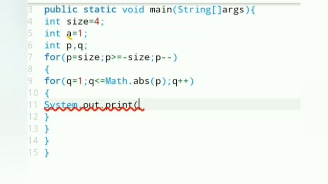 Java pattern program part- 31 Easy Learning Genius