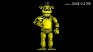 Golden Freddy играет марш тореадора фнаф 1 пять ночей с фредди