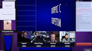 Своя игра с Hard Play. 1 раунд (13.01.2023)