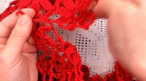 Яркое БОЛЕРО безотрывными МОТИВАМИ , вязание крючком , crochet bolero ( В № 327)