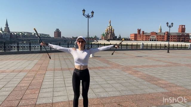 СКАНДИНАВСКАЯ ХОДЬБА.Упражнения со скандинавскими палками.