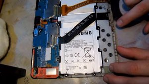 Samsung Galaxy Tab 2 (GT-P5100) замена шлейфа с разъемом зарядки  (синхронизации с пк)