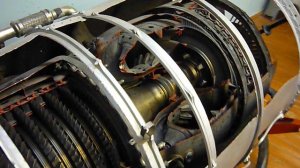 11.12.14.Двигатель АИ-25. В разрезе. Архангельский Авиационный Учебный Центр.