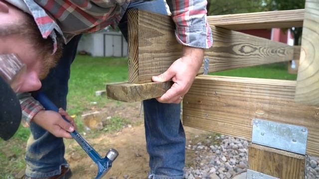 How To Build A Deck // DIY Home Improvement смотреть онлайн