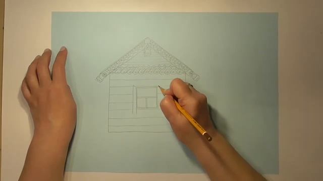 Деревянное зодчество. Дом с наличниками. Урок19. смотреть онлайн