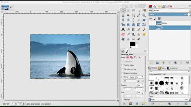 Using Filters in Gimp: Blur смотреть онлайн