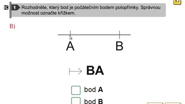 Počáteční bod polopřímky, Geometrie 3. ročník, strana 22, cvičení 1 смотреть онлайн