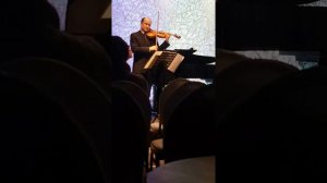 David Yonan, Violin Ulugbek Palvanov, piano perform Ilya Levinson Elegy-live in Berlin 2016